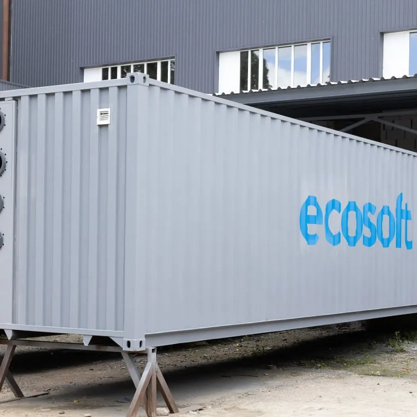Impianto containerizzato per il trattamento industriale dell’acqua per una rapida integrazione in sito