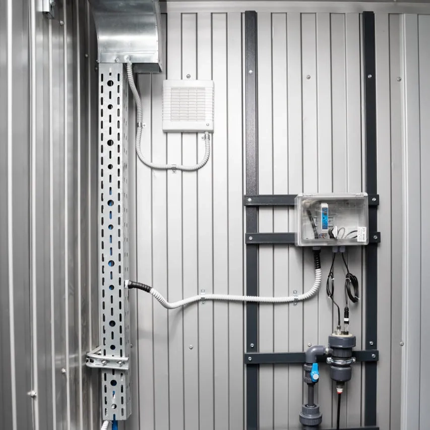Osmosi inversa containerizzata per la fornitura di acqua di processo ad alta capacità