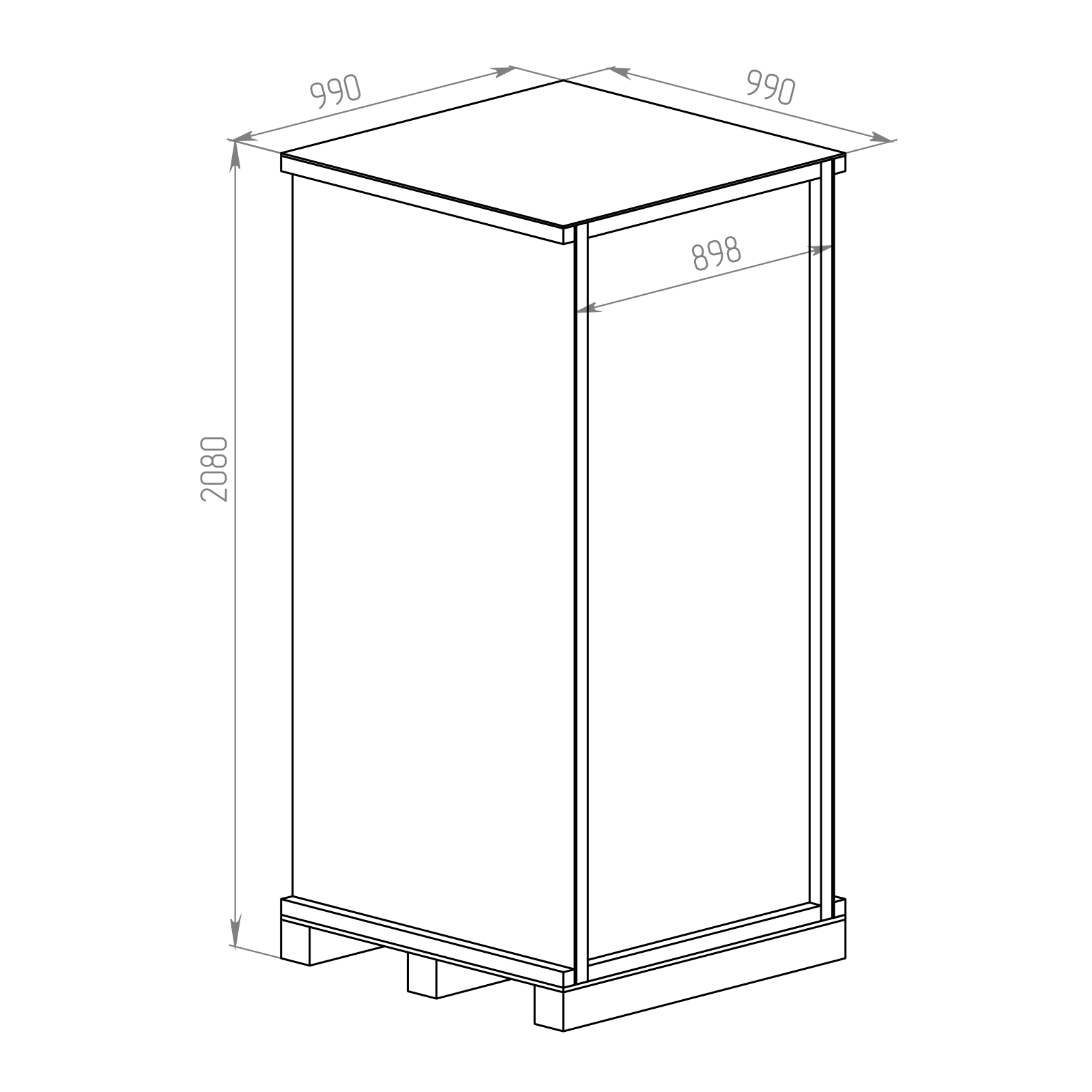 Activated carbon water vending machine Aquabox 1.0 AC