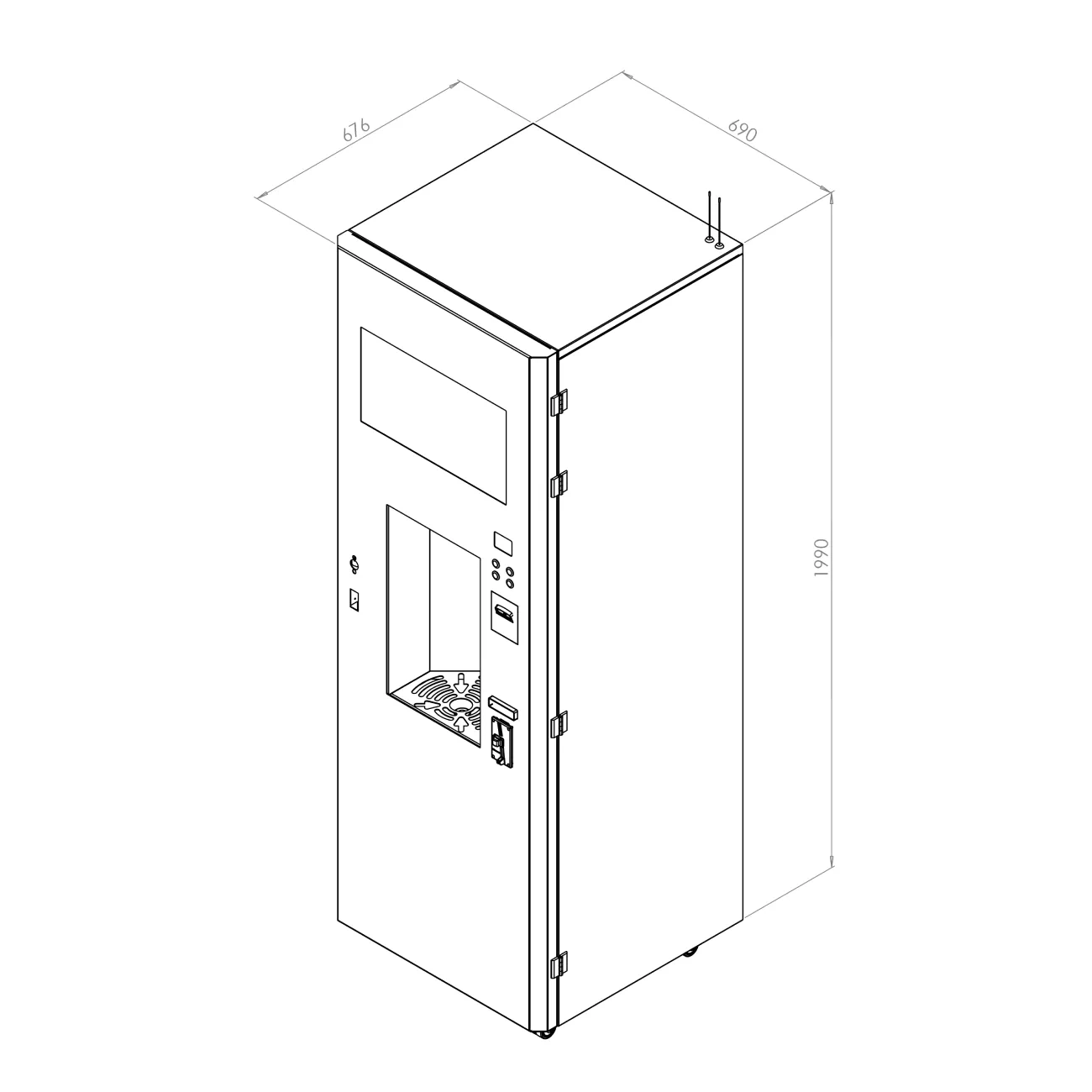 Reverse osmosis water vending machine Aquabox 3.0 RO