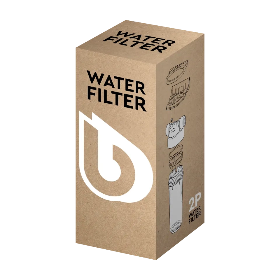 2P housing ECO 9" ¾ transparent PET bowl ½ – ½"