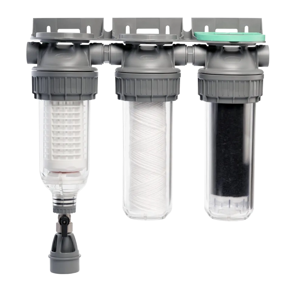 Filtro Sedimenti Per Acqua 50 Micron - Filo Avvolto 9-3/4'' Per Pozzo E Piovana