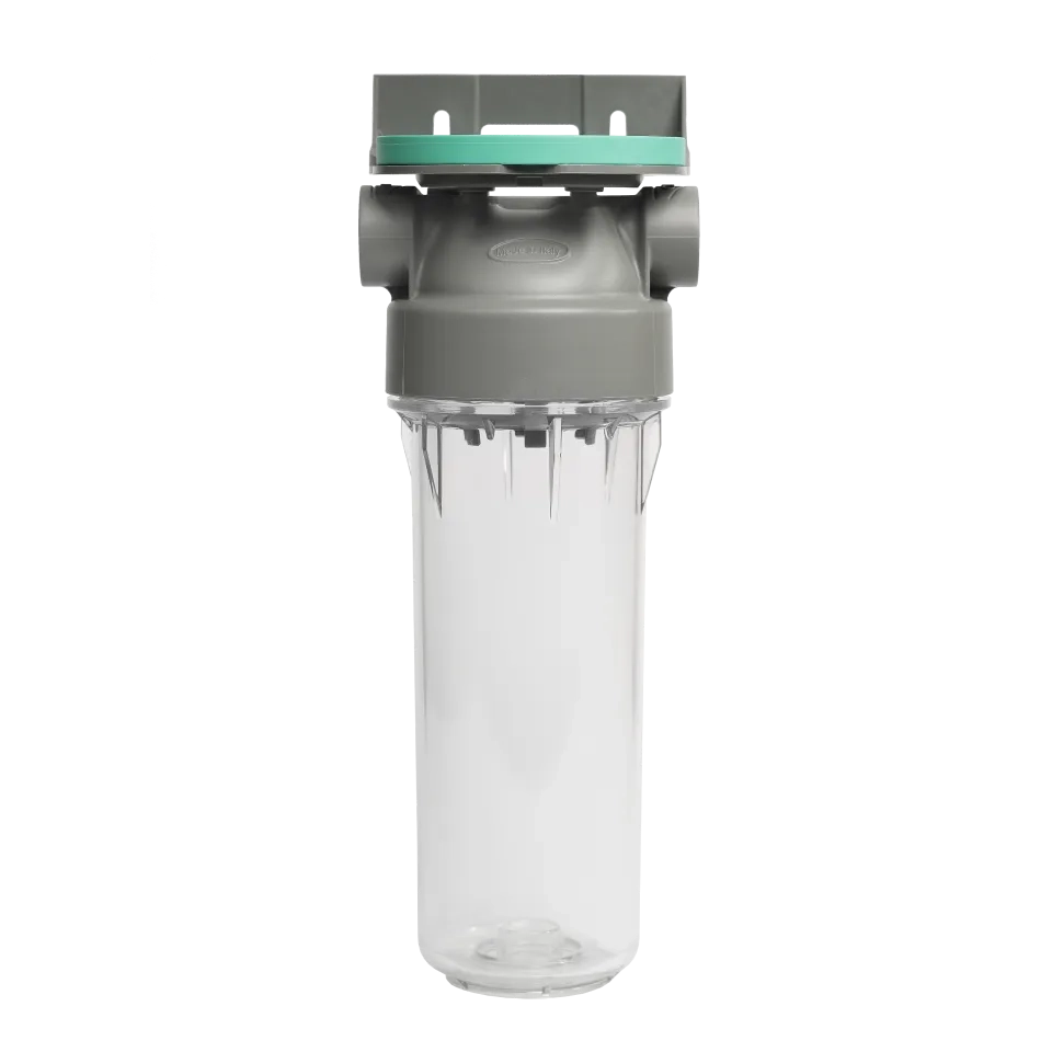 2P housing ECO 9" ¾ transparent PET bowl ¾ – ¾"