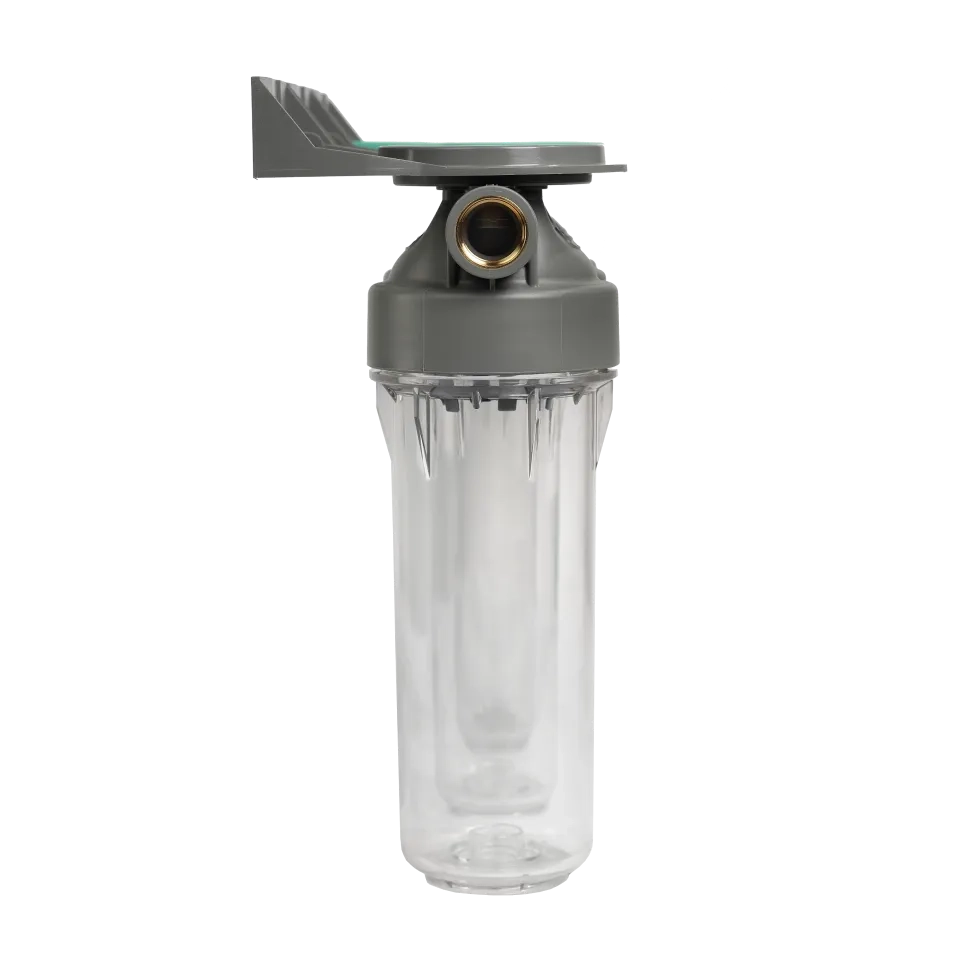 2P housing ECO TRIPLEX 9" ¾ transparent PET bowl ¾ – ¾"