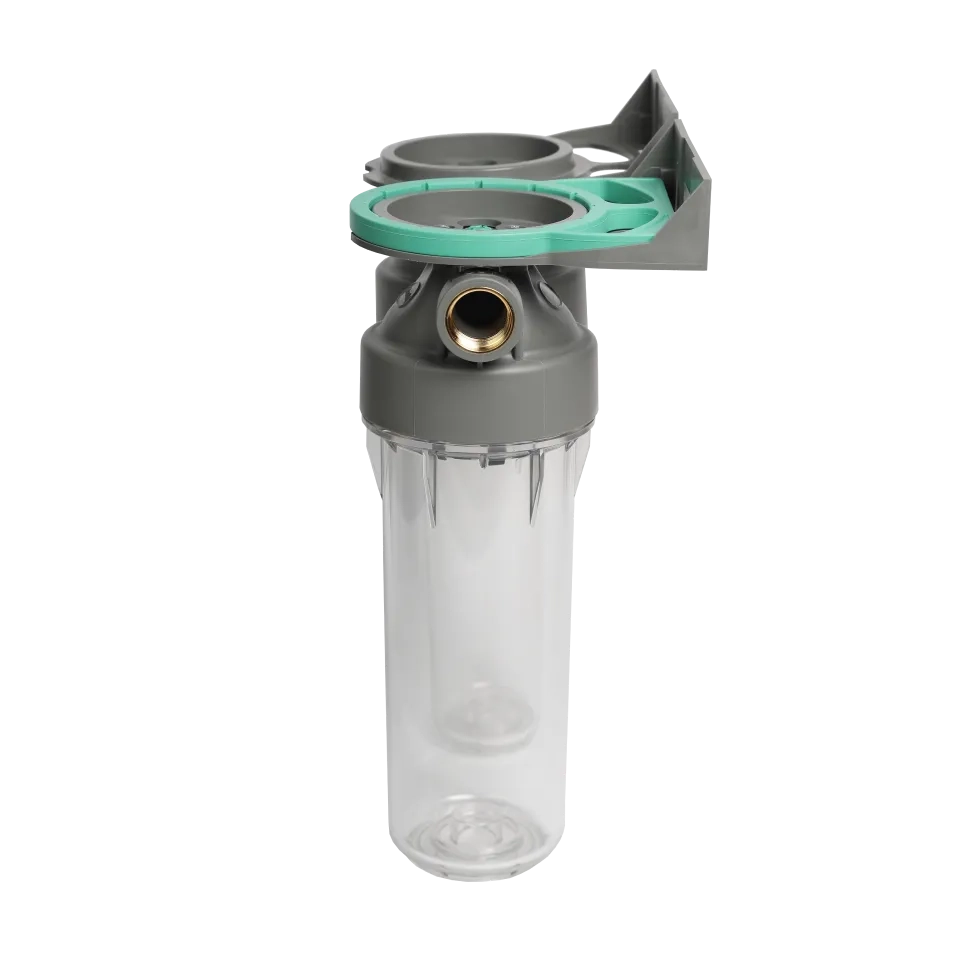 2P housing ECO DUPLEX 9" ¾ transparent PET bowl ¾ – ¾"