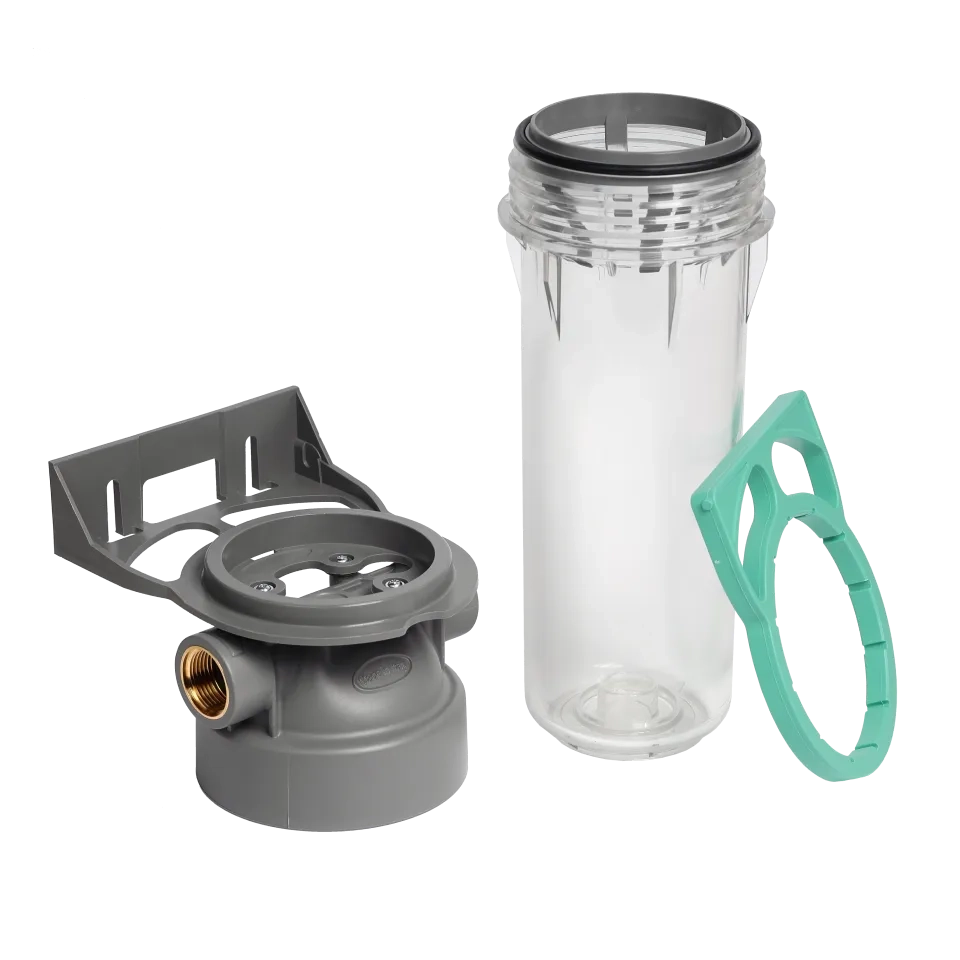 2P housing ECO 9" ¾ transparent PET bowl ¾ – ¾"