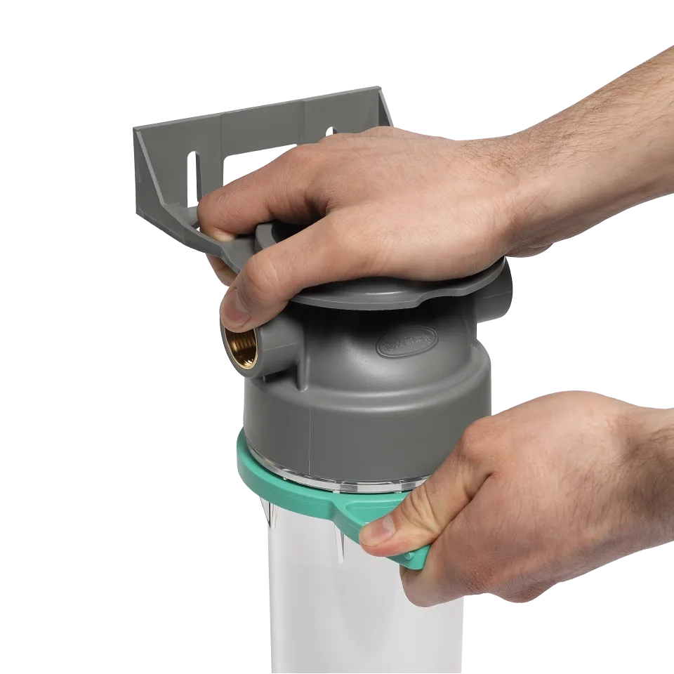 2P housing ECO 9" ¾ transparent PET bowl ¾ – ¾"