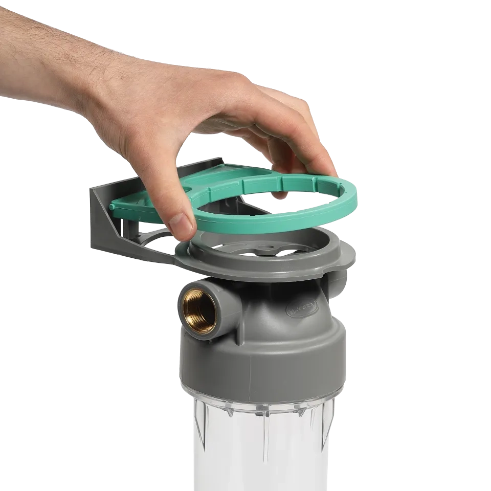 2P housing ECO 9" ¾ transparent PET bowl 1 – 1"