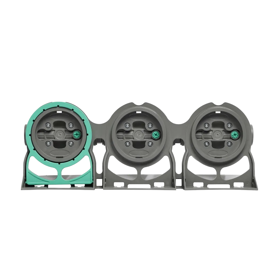 2P housing ECO TRIPLEX 9" ¾ transparent PET bowl 1 – 1"