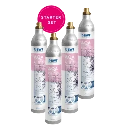 CO₂ bottles starter set for Ecosoft SPARK dispenser