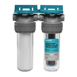Ecosoft Aquapoint Azure Duo water filter, 3/4"
