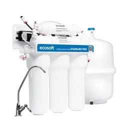 Ecosoft Standard PRO reverse osmosis filter with mineralization and pump